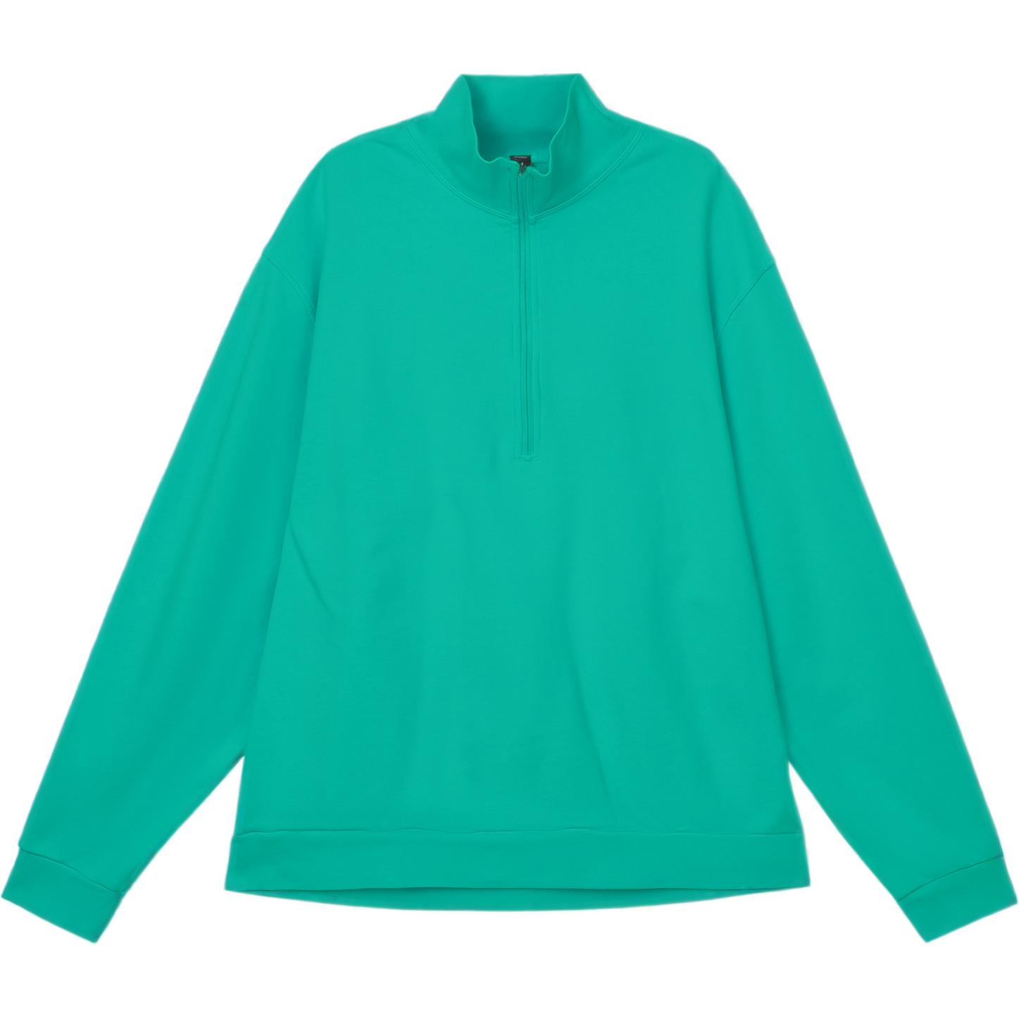 Shop Lululemon SS23 法式抓绒半拉链運動上衣 復古運動風格 LM3EKCS