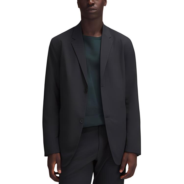 Buy ルルレモン SS24 無地 シングルブレスト カジュアルブレザー LM3FLXS