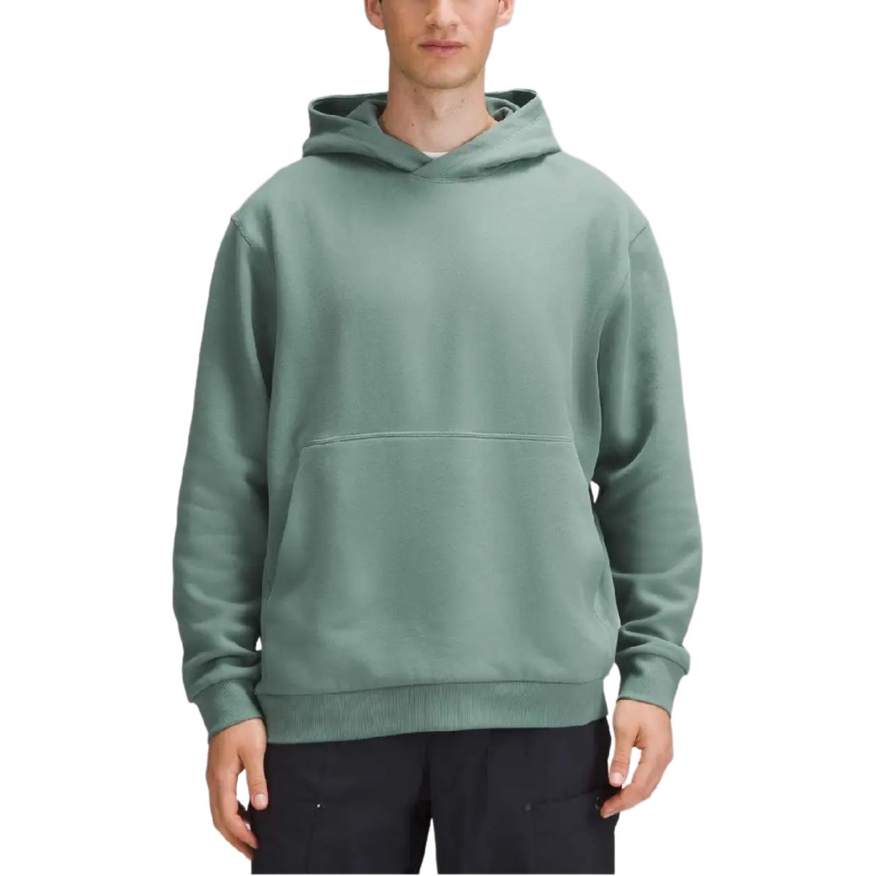 Shop Lululemon 男款稳态舒适连帽衫 FW24 长袖 潮汐蓝 LM3FOPS