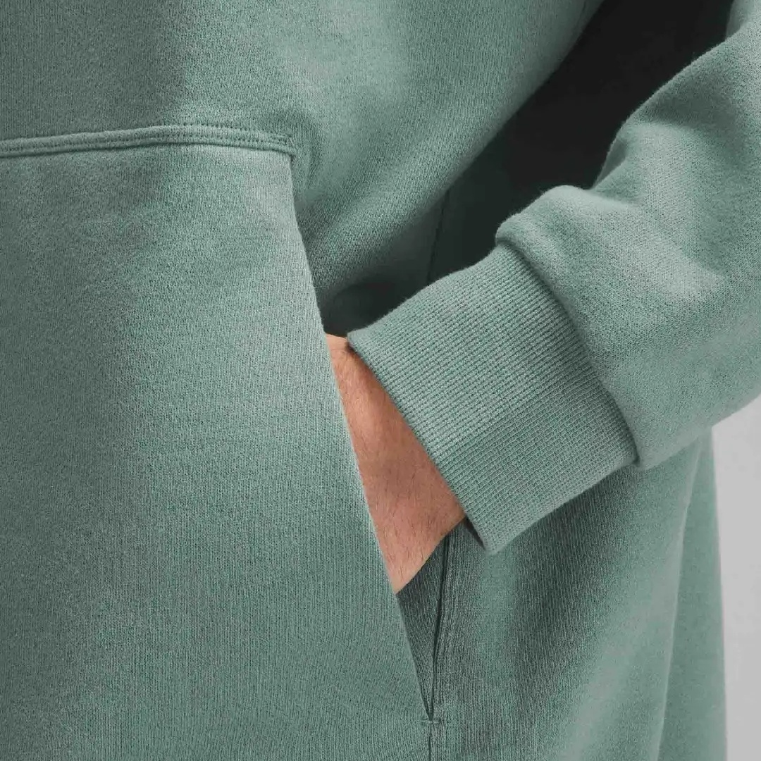 Cheap Lululemon 男款稳态舒适连帽衫 FW24 长袖 潮汐蓝 LM3FOPS