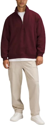 Lululemon Steady State Half-Zip Pullover Ringan & Bernafas LM3FVWS 10