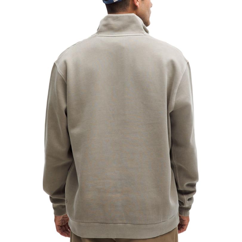 Shop ルルレモン ステディステート ハーフジップ プルオーバー ユニセックス 軽量 通気性 ブラック LM3FAFS