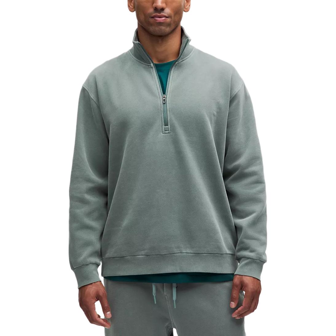 Cheap ルルレモン ステディステート ハーフジップ プルオーバー ユニセックス 軽量 通気性 ブラック LM3FAFS