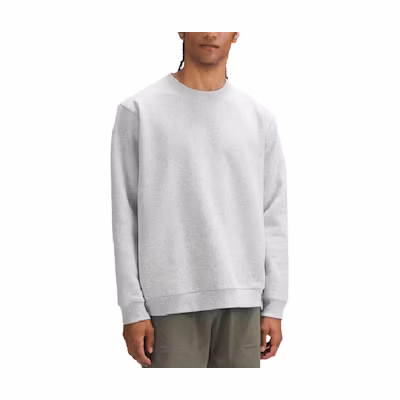 Lululemon Steady State Simple Solid Color Crew Neck Sweatshirt LM3EXJS