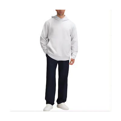 Lululemon Steady State Soft Hoodie Pullover Light Gray Casual Wear LM3FADS