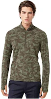 Lululemon Surge Warm Camo Half-Zip Pullover Long Sleeve - Deep Olive Camo LM3CGCS Lululemon Surge Warm Camo Half-Zip Pullover Long Sleeve - Deep Olive Camo LM3CGCS