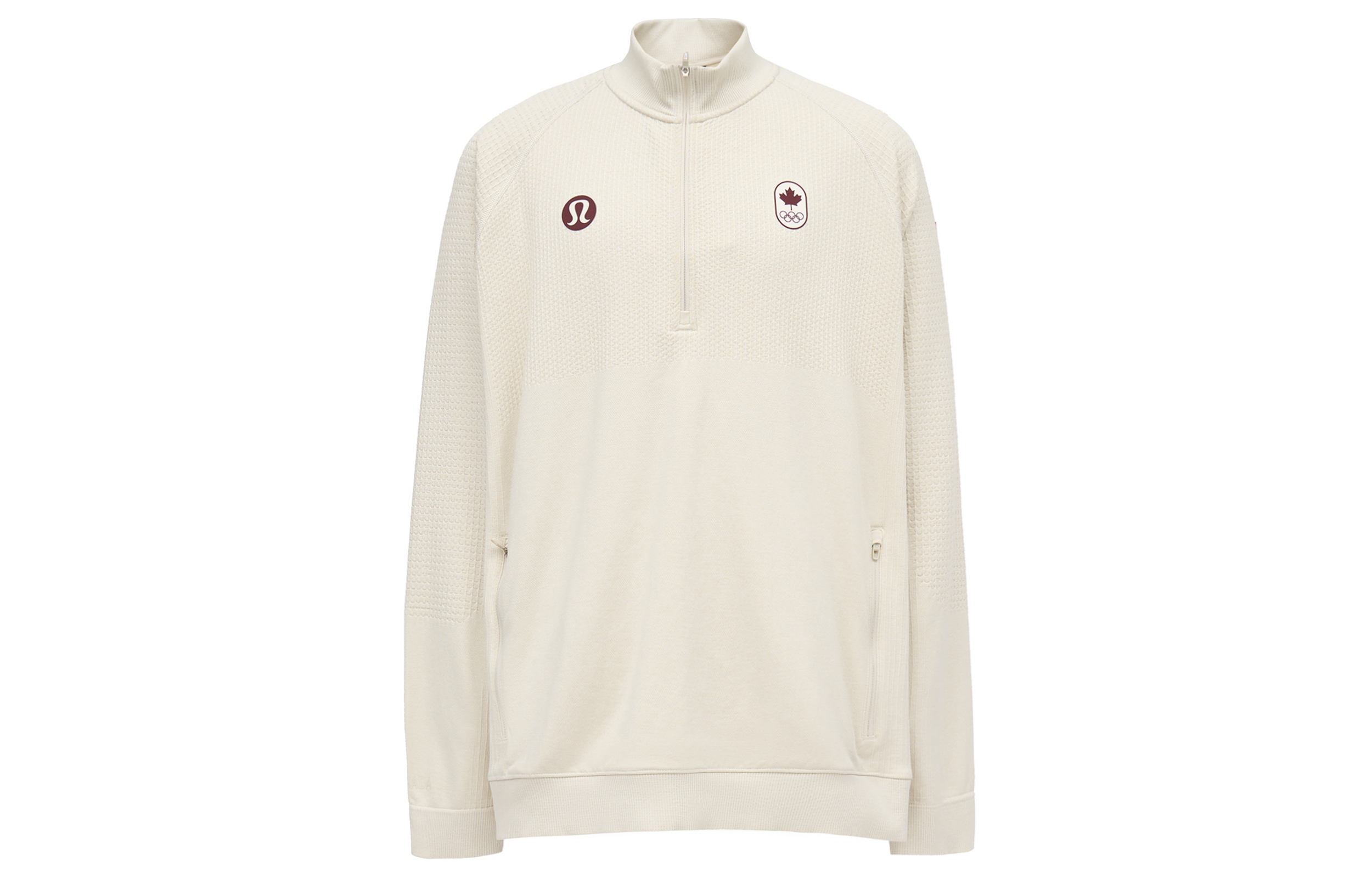 Lululemon Team Canada Engineered Warmth Jacket COC Logo Half-Zip LM3DEHS