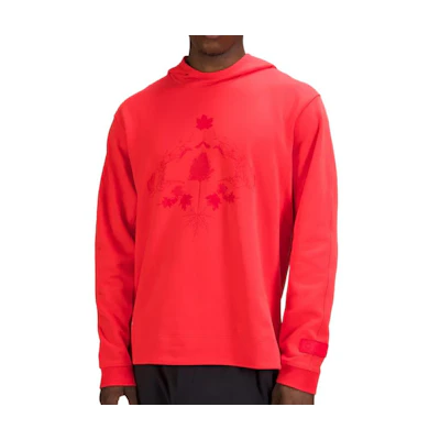 Lululemon Team Canada French Terry Oversized Hoodie - Carnation Red LM3EI3S