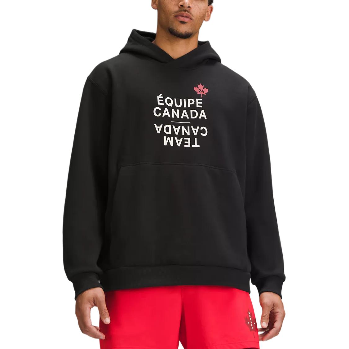 Lululemon Team Canada Steady State Red Comfy Loose Fit Hoodie LM3FGRS 圖 2