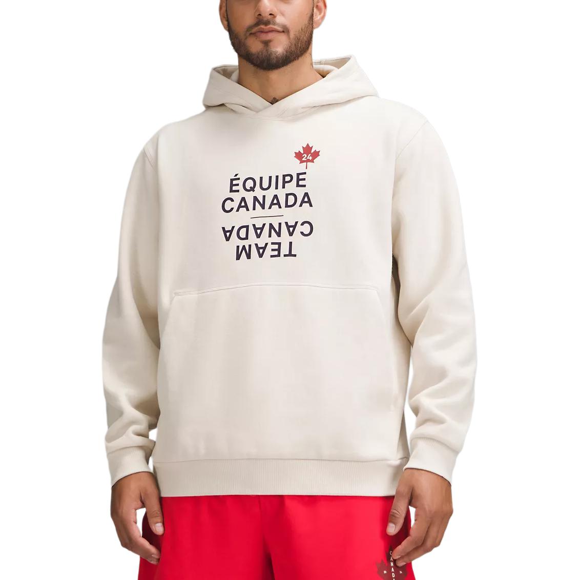 Lululemon Team Canada Steady State Red Comfy Loose Fit Hoodie LM3FGRS 圖 8