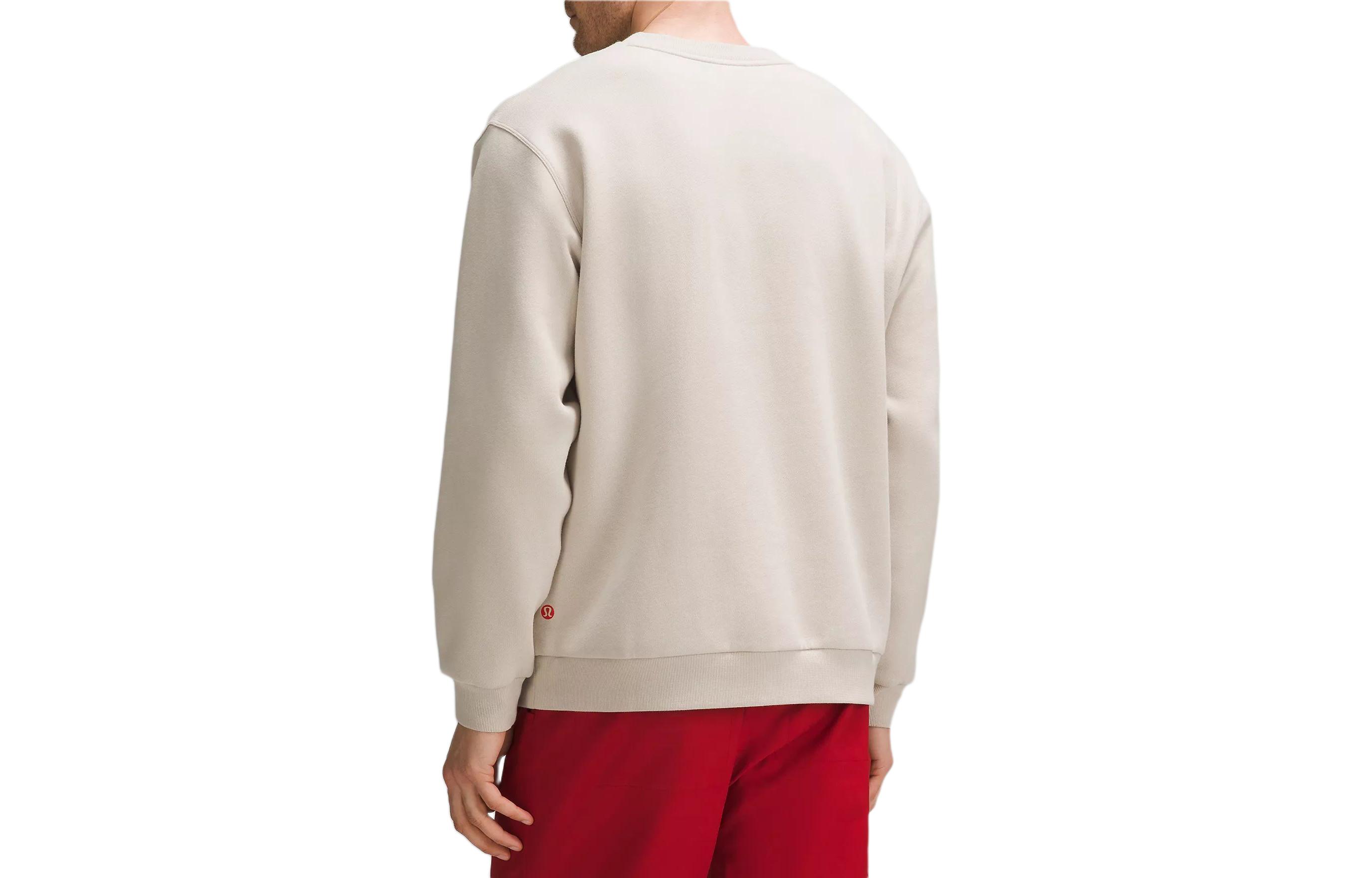 Lookbook Lululemon 加拿大队男女宽松版奥运套头衫沙漠米色 LM3FGSS