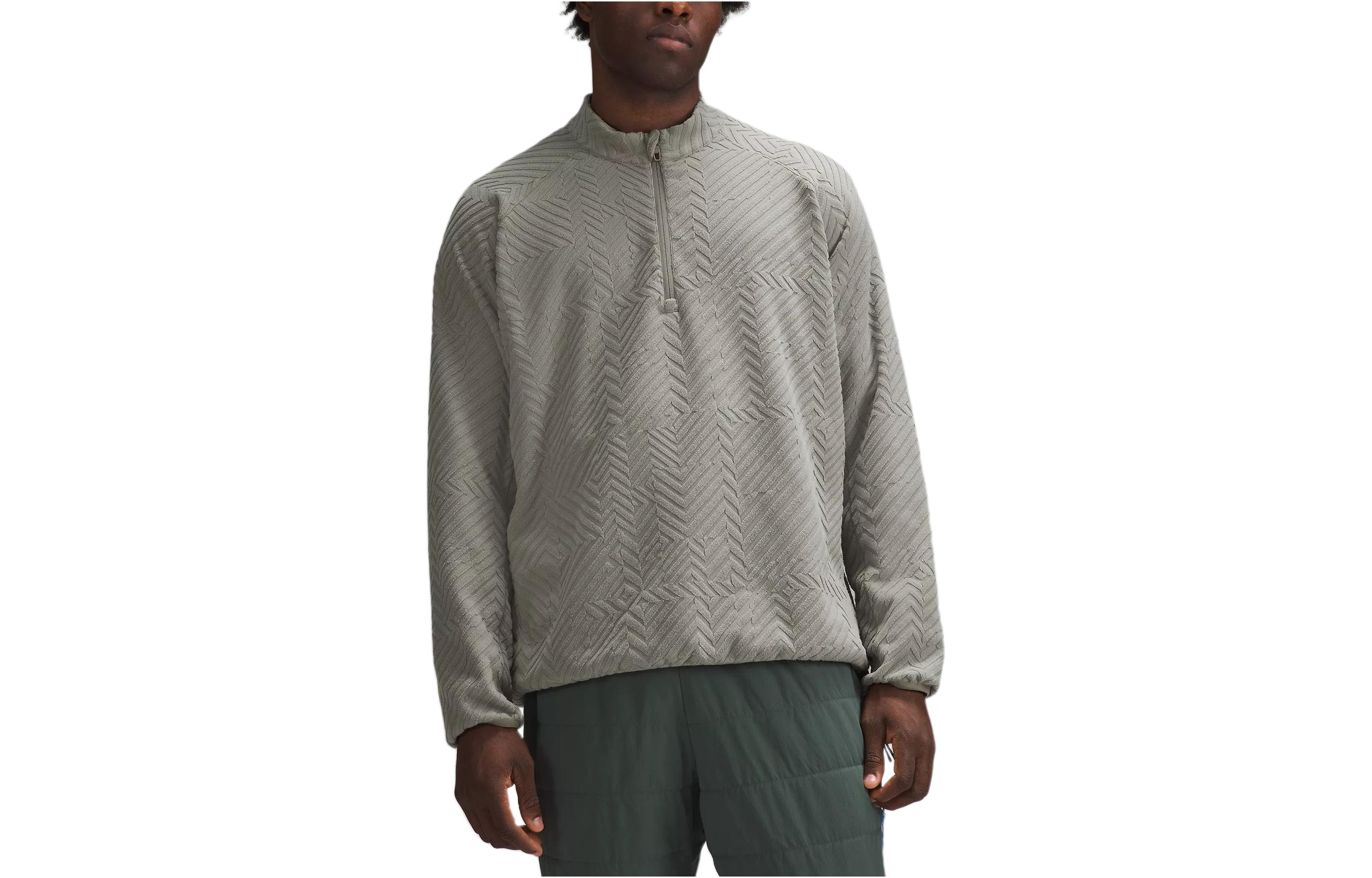 Lululemon Textured Fleece Half-Zip Hiking Jacket LM3EWZS