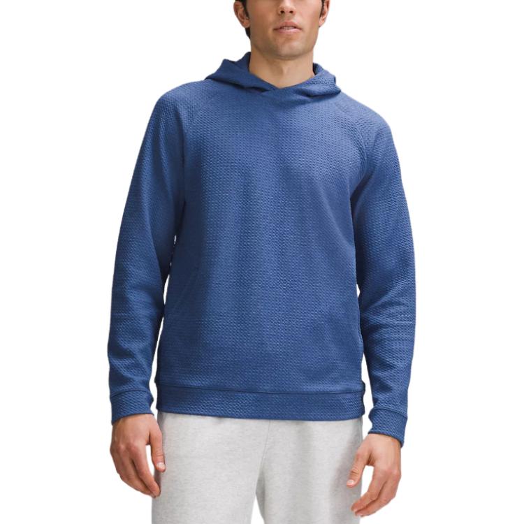 lululemon Textured Solid Double-Knit Pullover Hoodie Long Sleeve LM3EOZS