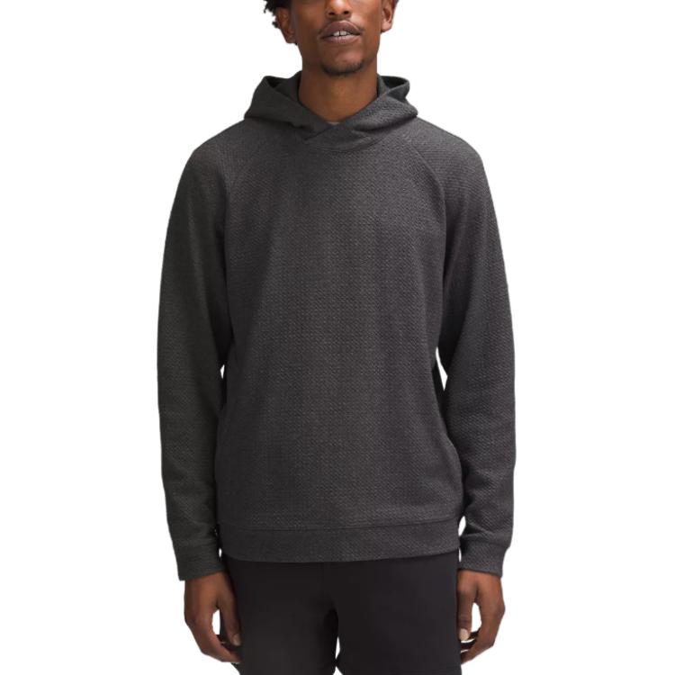 lululemon Textured Solid Double-Knit Pullover Hoodie Long Sleeve LM3EOZS 圖 11