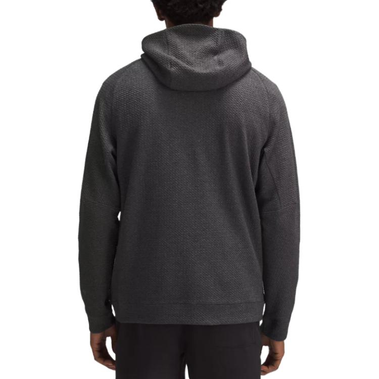 lululemon Textured Solid Double-Knit Pullover Hoodie Long Sleeve LM3EOZS 圖 12