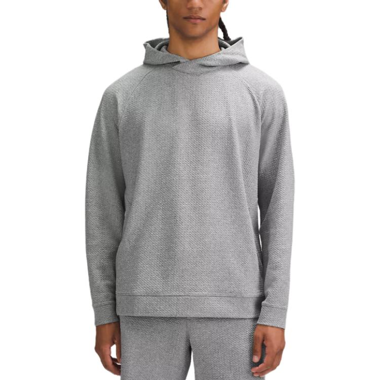 lululemon Textured Solid Double-Knit Pullover Hoodie Long Sleeve LM3EOZS 圖 2
