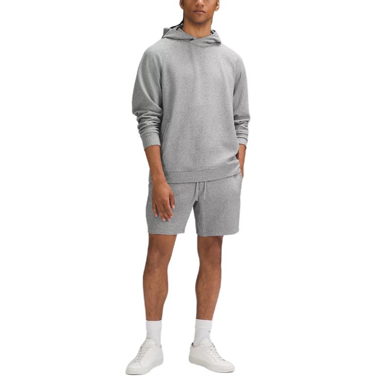 lululemon Textured Solid Double-Knit Pullover Hoodie Long Sleeve LM3EOZS 圖 4