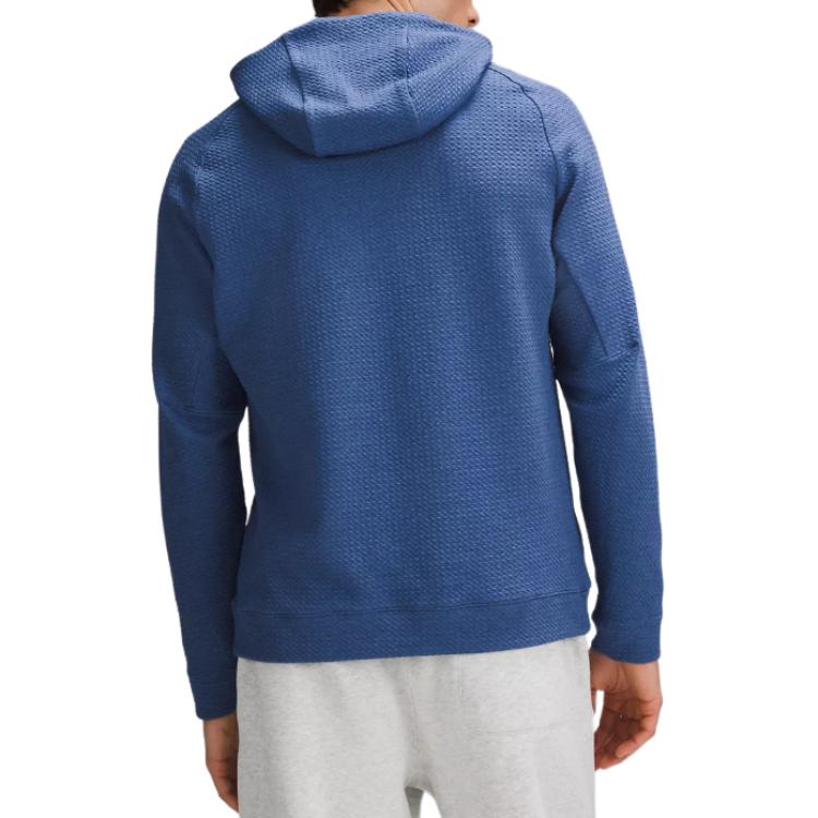 lululemon Textured Solid Double-Knit Pullover Hoodie Long Sleeve LM3EOZS 圖 6