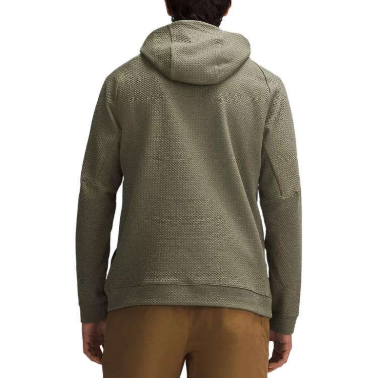 lululemon Textured Solid Double-Knit Pullover Hoodie Long Sleeve LM3EOZS 圖 9