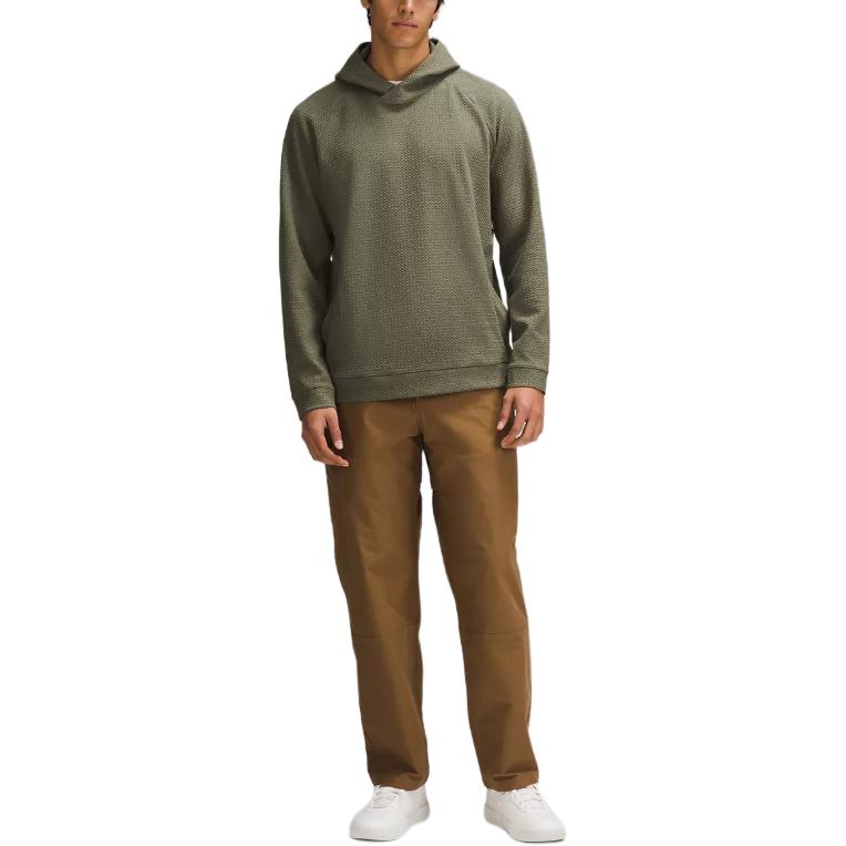 lululemon Textured Solid Double-Knit Pullover Hoodie Long Sleeve LM3EOZS 圖 10