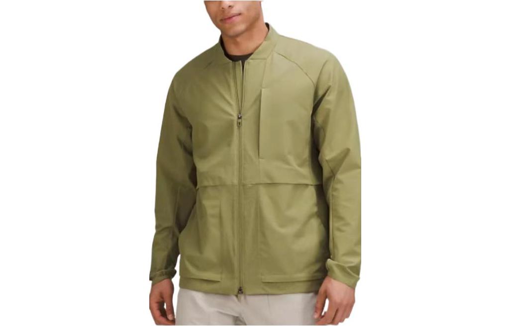 Cheap Lululemon Warp Light FW22 Swift™ Fabric Solid Zip-Up Long Sleeve Jacket Men LM4AFBS