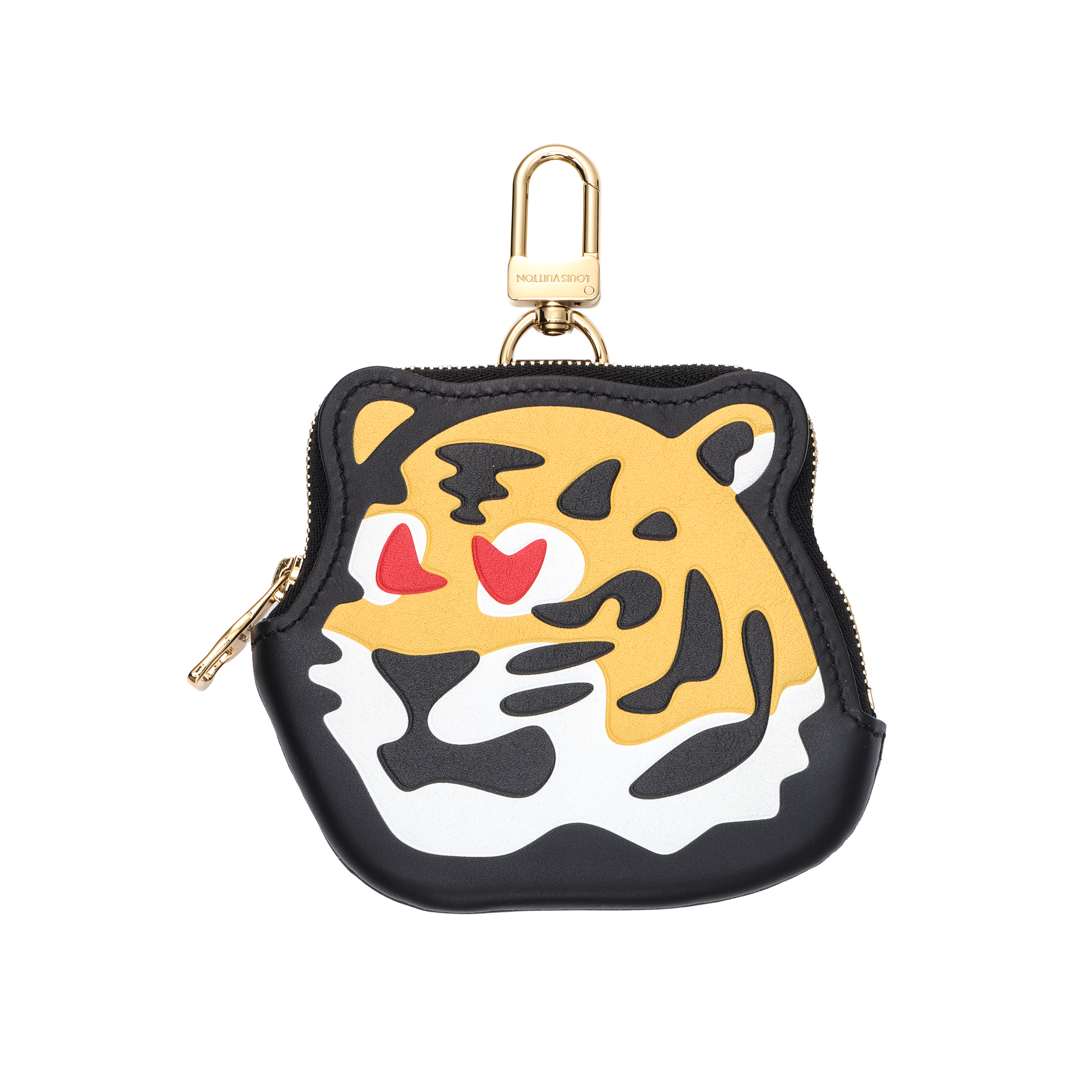 LV X NIGO Louis Vuitton Tiger Coin Keychain Unisex Multicolor Couple Edition. M81078