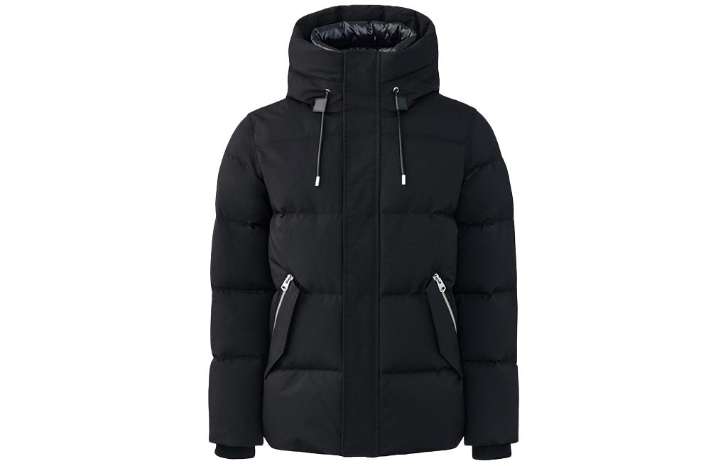 MACKAGE Black Unisex Hooded Zipper Ski Down Jacket 2-in-1 Short Basic Style GRAYDON