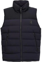 MACKAGE Bobbie Navy Blue Vest with Plain Letter Patch and Zip-Up Design BOBBIEZC0403 MACKAGE Bobbie Navy Blue Vest with Plain Letter Patch and Zip-Up Design BOBBIEZC0403