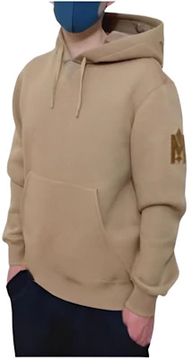 MACKAGE Solid Color Logo Hoodie Brown Unisex Pullover with Drawstring. KRYS-Camel Buy MACKAGE Solid Color Logo Hoodie Brown Unisex Pullover with Drawstring. KRYS-Camel