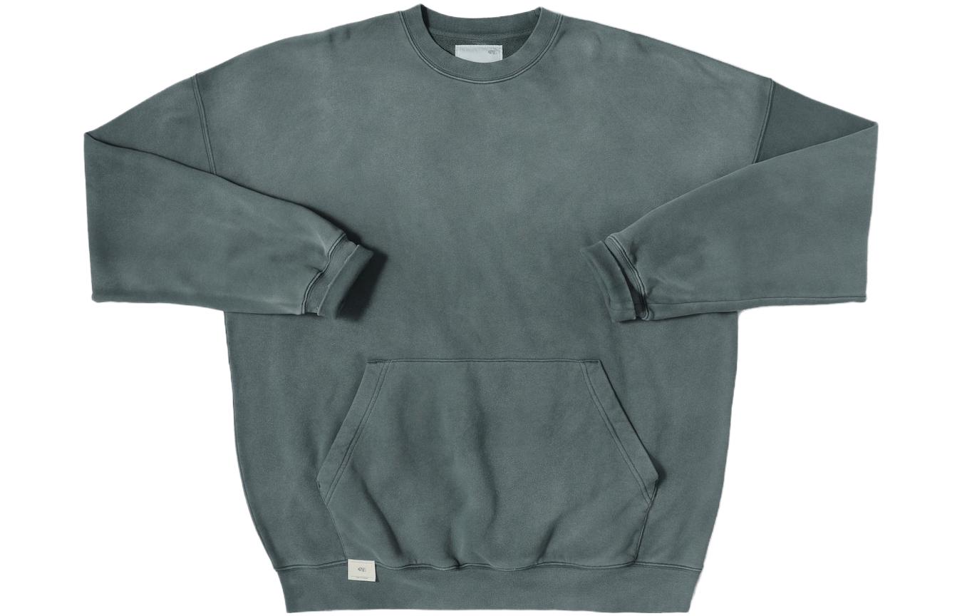 MADNESS Crewneck Pullover Sweatshirt Gray Green WSH-D001