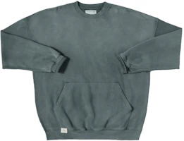 MADNESS Crewneck Pullover Sweatshirt Gray Green WSH-D001 MADNESS Crewneck Pullover Sweatshirt Gray Green WSH-D001