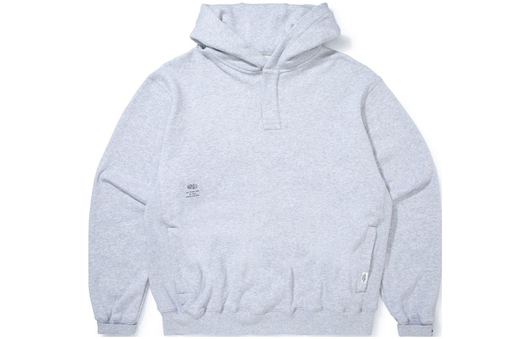 MADNESS FW22 Logo Graphic Hoodie Unisex Light Gray 22FW-HD-PRINT-D001-HG
