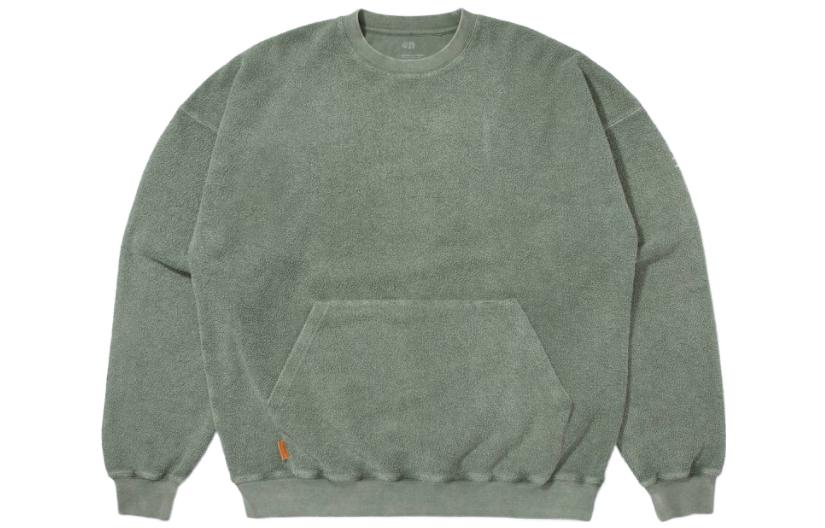 MADNESS FW22 Solid Oversized Crewneck Sweatshirt Unisex Green 22FW-SW-WSH-D003-GRN