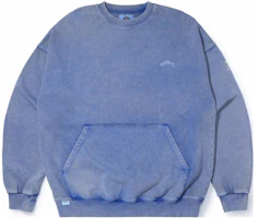 MADNESS FW22 Unisex Solid Color Crewneck Pullover Sweatshirt Blue 22FW-SW-WSH-D002-BLU MADNESS FW22 Unisex Solid Color Crewneck Pullover Sweatshirt Blue 22FW-SW-WSH-D002-BLU