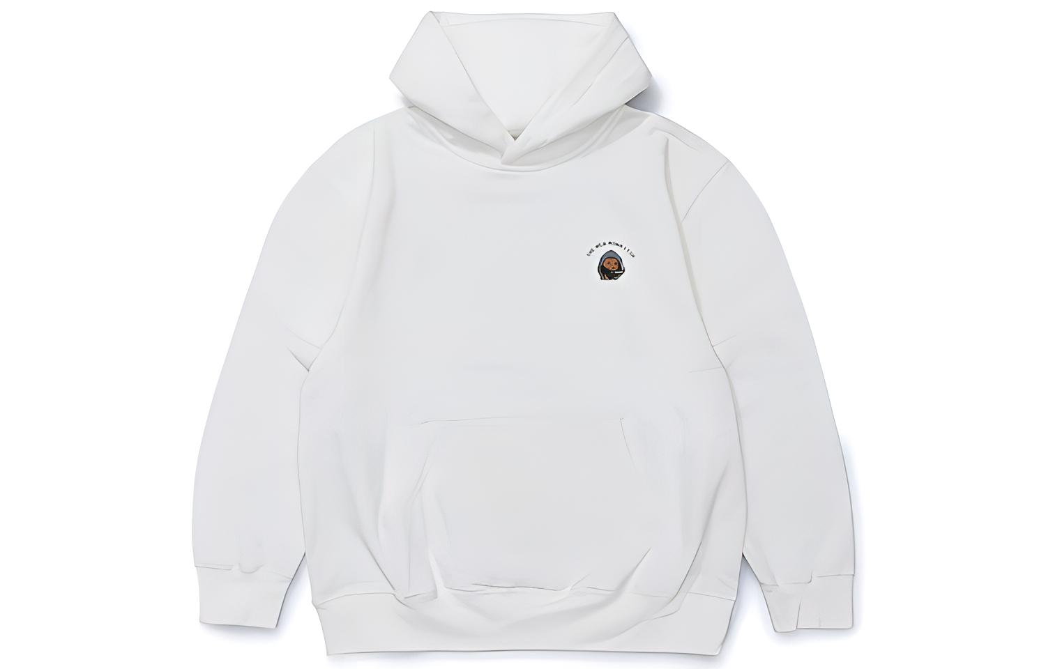 MADNESS Pixel Avatar Graphic Hoodie Unisex White 21FW-HD-PRINT-D003