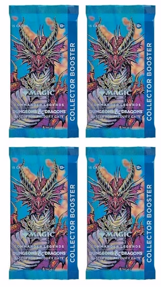 magic-the-gathering-tcg-commander-legends-battle-for-baldur-s-gate-collector-booster-pack-4x-lot