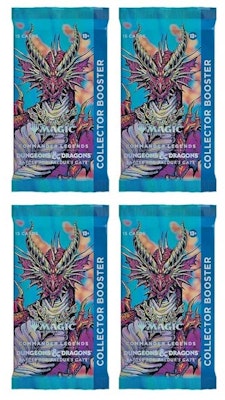 Magic: The Gathering TCG Commander Legends: Battle for Baldur's Gate Collector Booster Pack 4x Lot Buy Magic: The Gathering TCG Commander Legends: Battle for Baldur's Gate Collector Booster Pack 4x Lot