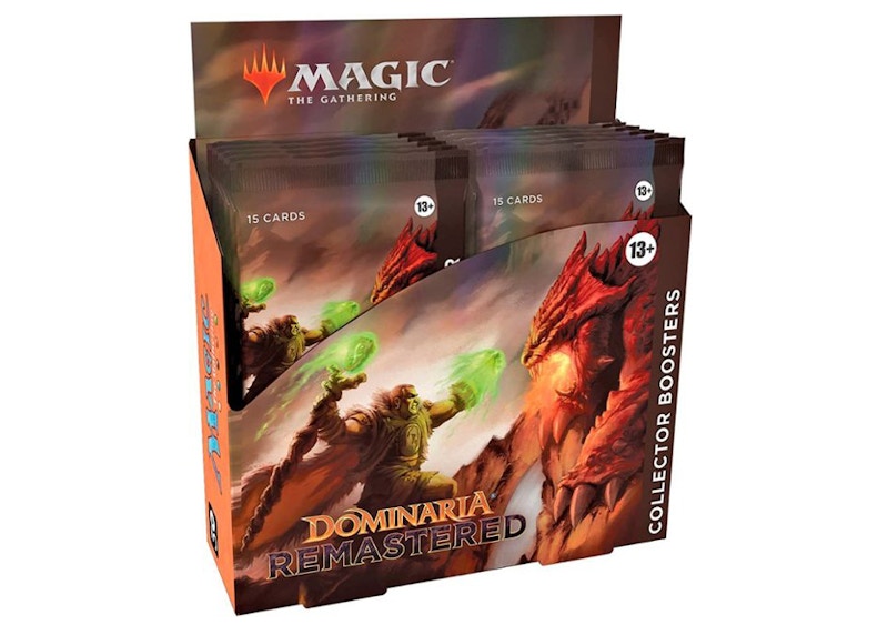 Magic: The Gathering TCG Dominaria Remastered Collector Booster Box 12 Packs (180 Cards)