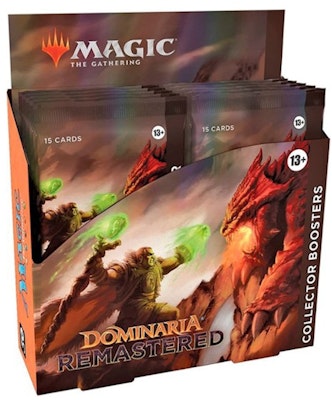 Magic: The Gathering TCG Dominaria Remastered Collector Booster Box 12 Packs (180 Cards) Buy Magic: The Gathering TCG Dominaria Remastered Collector Booster Box 12 Packs (180 Cards)