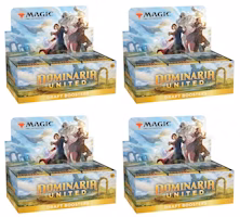 Magic: The Gathering TCG Dominaria United Draft Booster Box 4x Lot Magic: The Gathering TCG Dominaria United Draft Booster Box 4x Lot