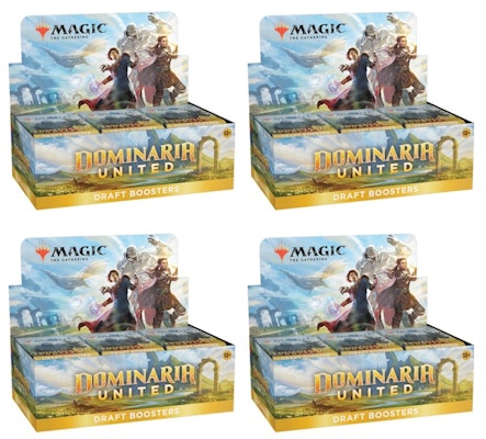 Magic: The Gathering TCG Dominaria United Draft Booster Box 4x Lot Buy Magic: The Gathering TCG Dominaria United Draft Booster Box 4x Lot