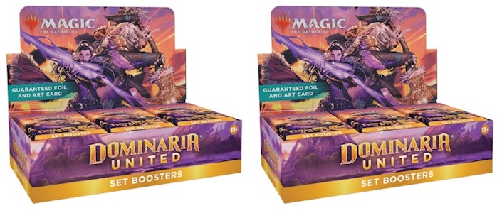 Magic: The Gathering TCG Dominaria United Set Booster Box 2x Lot Buy Magic: The Gathering TCG Dominaria United Set Booster Box 2x Lot