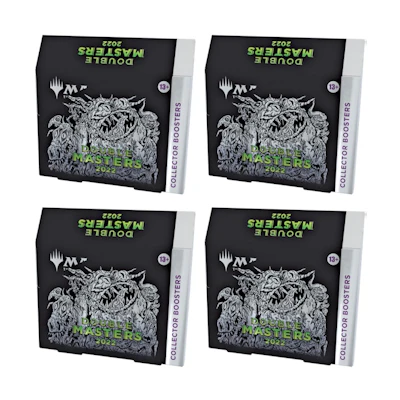 Magic: The Gathering TCG Double Masters 2022 Collector Booster Box - 4 Packs (60 Cards) 4x Lot
