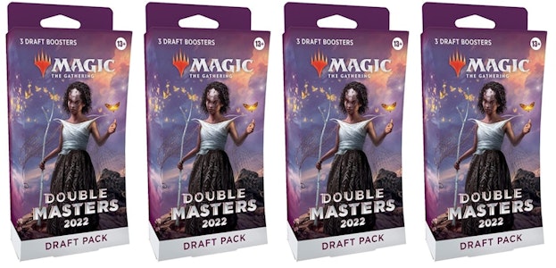 Magic: The Gathering TCG Double Masters 2022 Pack de Draft Lote de 4x. Buy Magic: The Gathering TCG Double Masters 2022 Pack de Draft Lote de 4x.