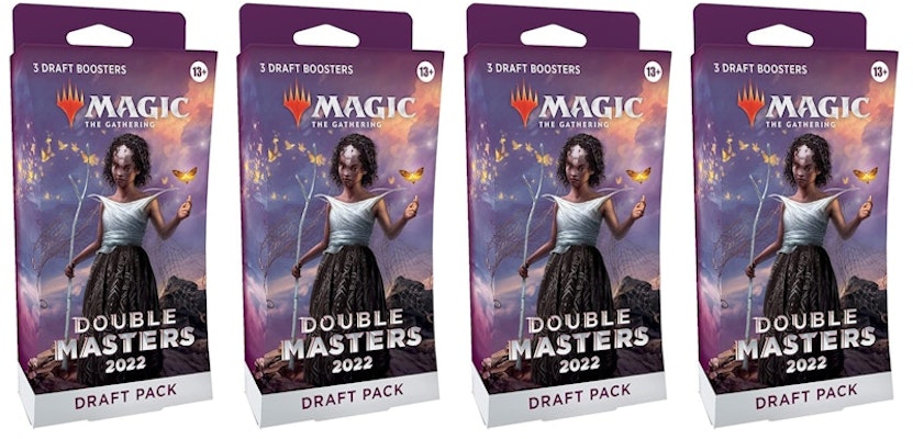 Magic: The Gathering TCG Double Masters 2022 Draft Pack 4x Lot Buy Magic: The Gathering TCG Double Masters 2022 Draft Pack 4x Lot