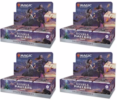 Magic: The Gathering TCG Double Masters 2022 Draft Booster Box 4x Lot Magic: The Gathering TCG Double Masters 2022 Draft Booster Box 4x Lot