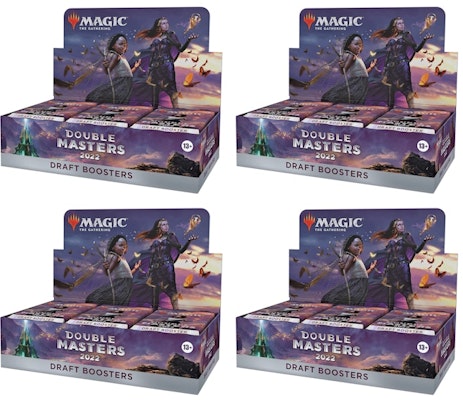 Magic: The Gathering TCG Double Masters 2022 Draft Booster Box 4x Lot Buy Magic: The Gathering TCG Double Masters 2022 Draft Booster Box 4x Lot