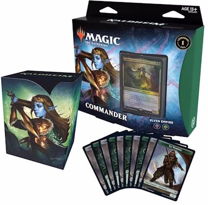 Magic: The Gathering TCG Kaldheim Commander Deck-Elven Empire Buy Magic: The Gathering TCG Kaldheim Commander Deck-Elven Empire