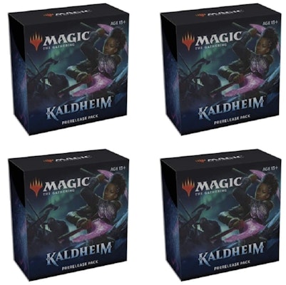 Magic: The Gathering TCG Kaldheim Prerelease Pack Kit (6 Packs) 4x Lot Buy Magic: The Gathering TCG Kaldheim Prerelease Pack Kit (6 Packs) 4x Lot