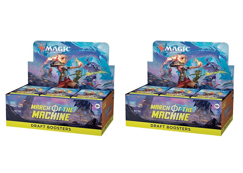 Magic: The Gathering TCG March of the Machine Draft Booster Box 2x Lot
